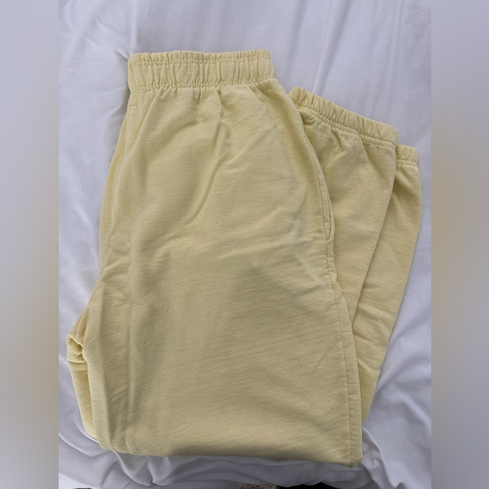Oversized Yellow Sweatpants